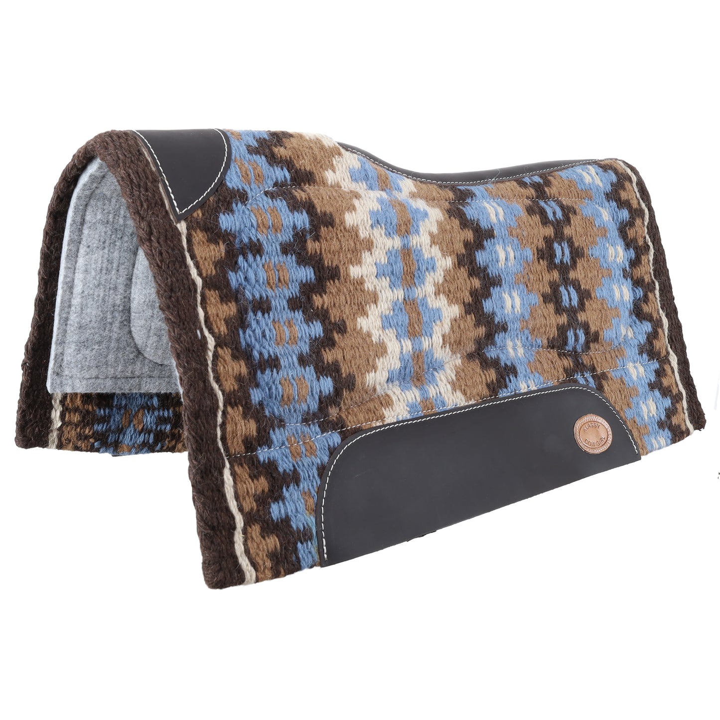 Klassy Cowgirl 28" x 30" Buckskin Breeze Memory Felt Bottom Saddle Pad