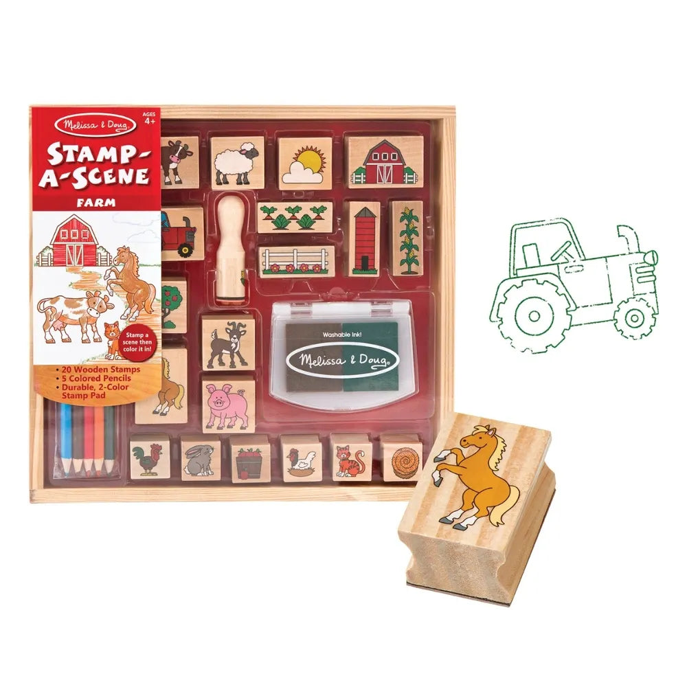 Stamp-A-Scene Farm Set Melissa & Doug