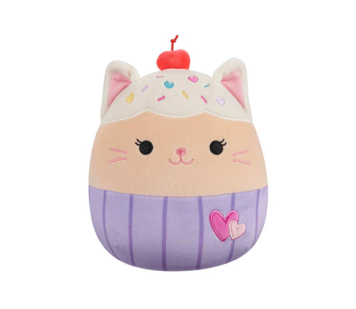 Squishmallow Plush Toy Valentine 5" Miriam Cupcake Cat Heart