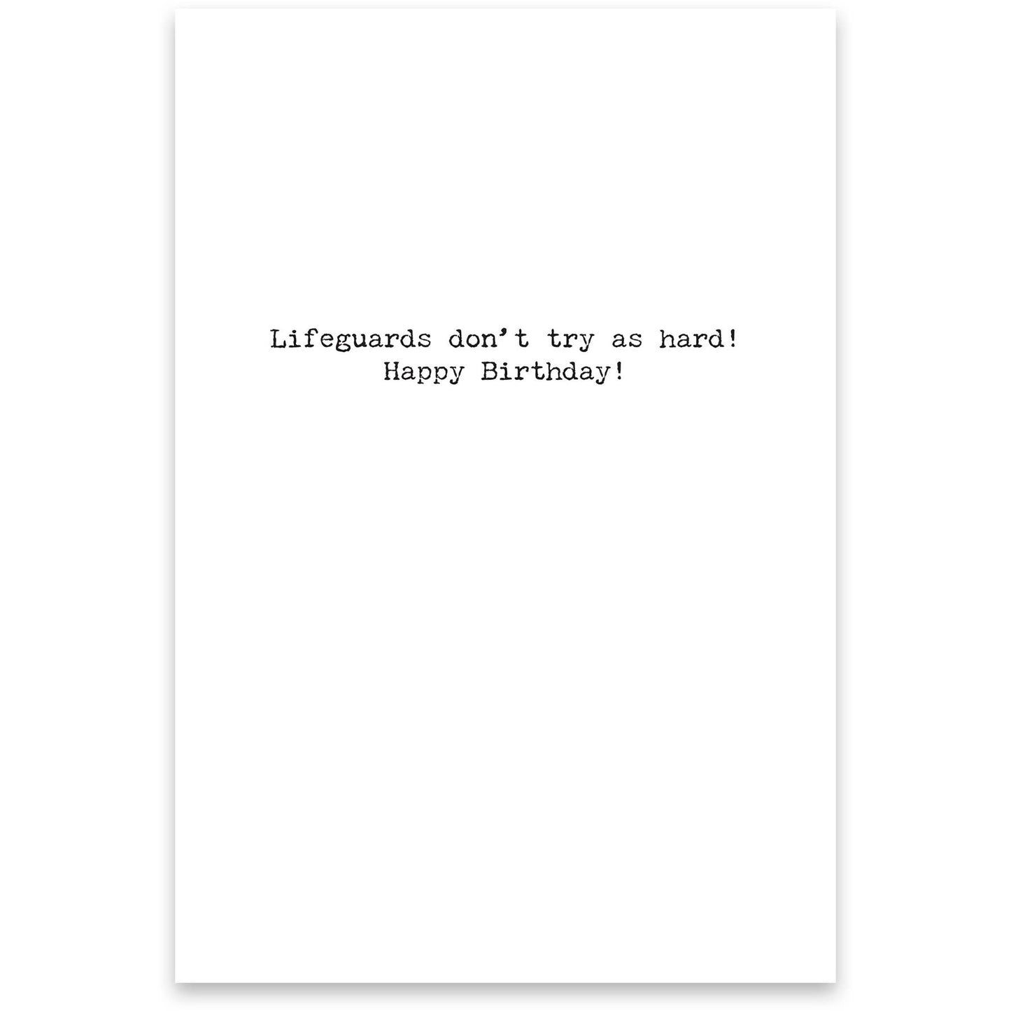 Dangerous Greeting Card