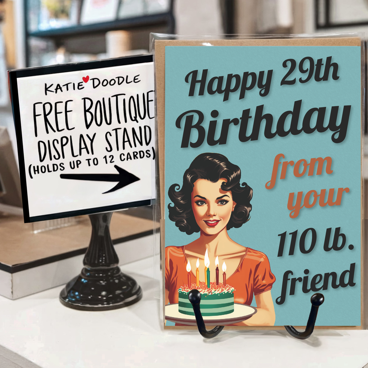 Funny Birthday Greeting Cards for Her, Friend
