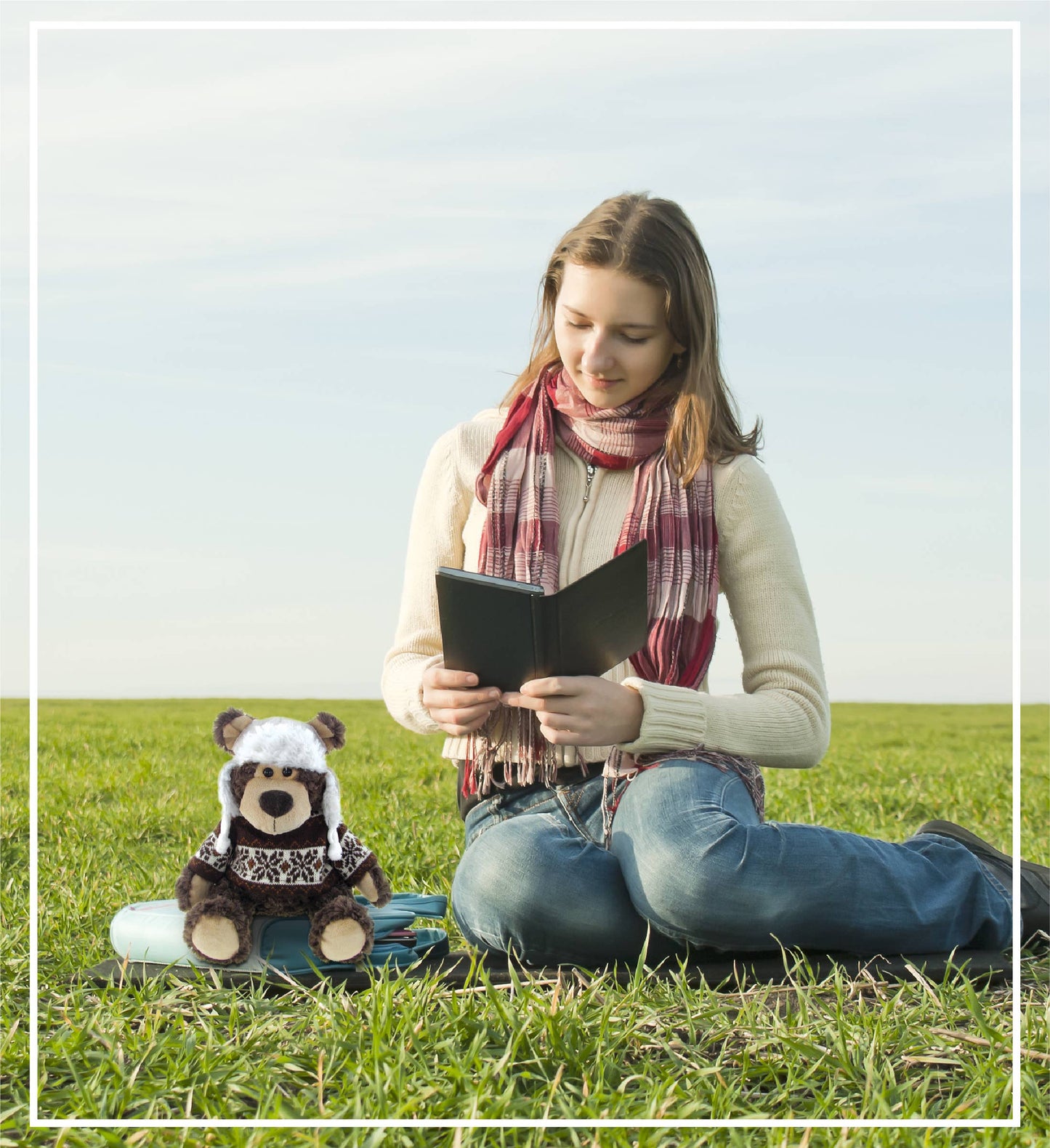 Super Soft Plush With Clothes - Grizzly Bear