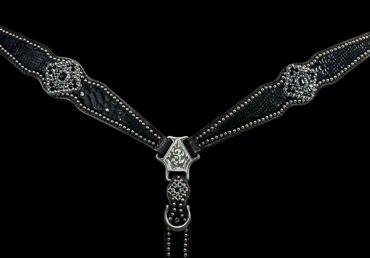 Black mystic on dark leather