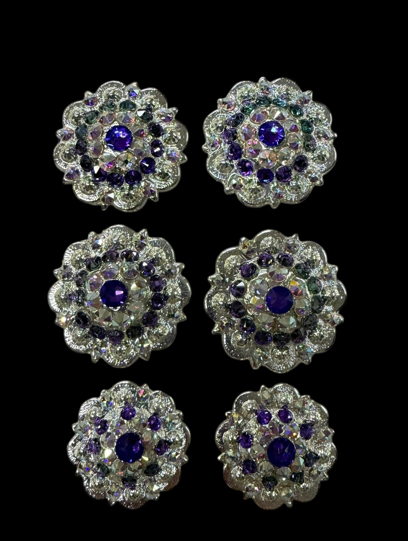 Purple mystic on Walnut leather