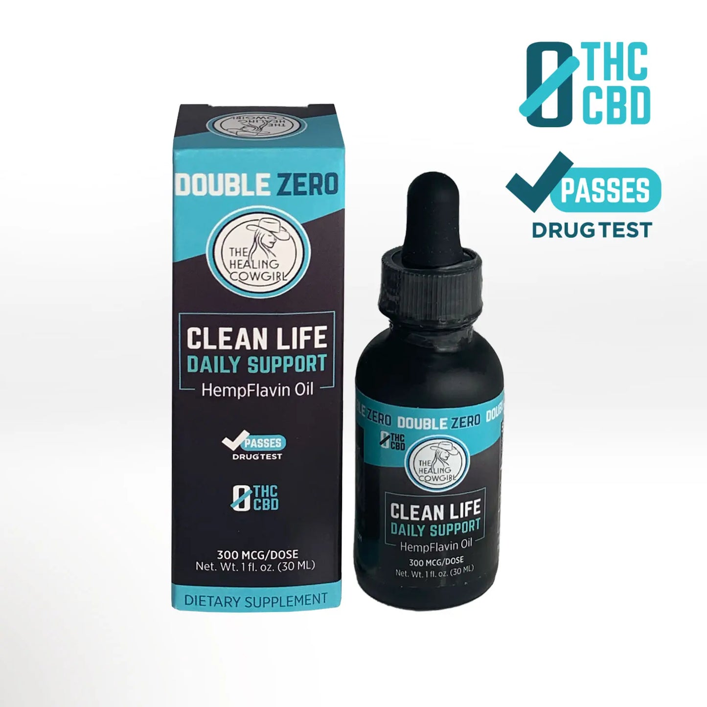 CLEAN LIFE Daily Support HempFlavin Oil