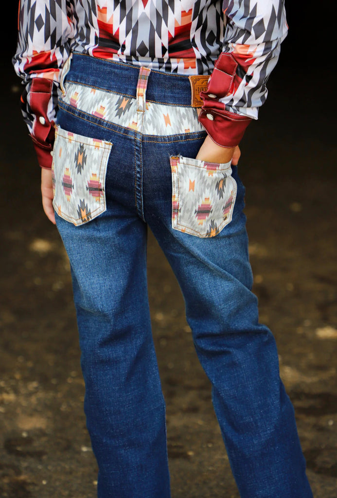 YOUTH EMBER DENIM BOOT CUT JEANS