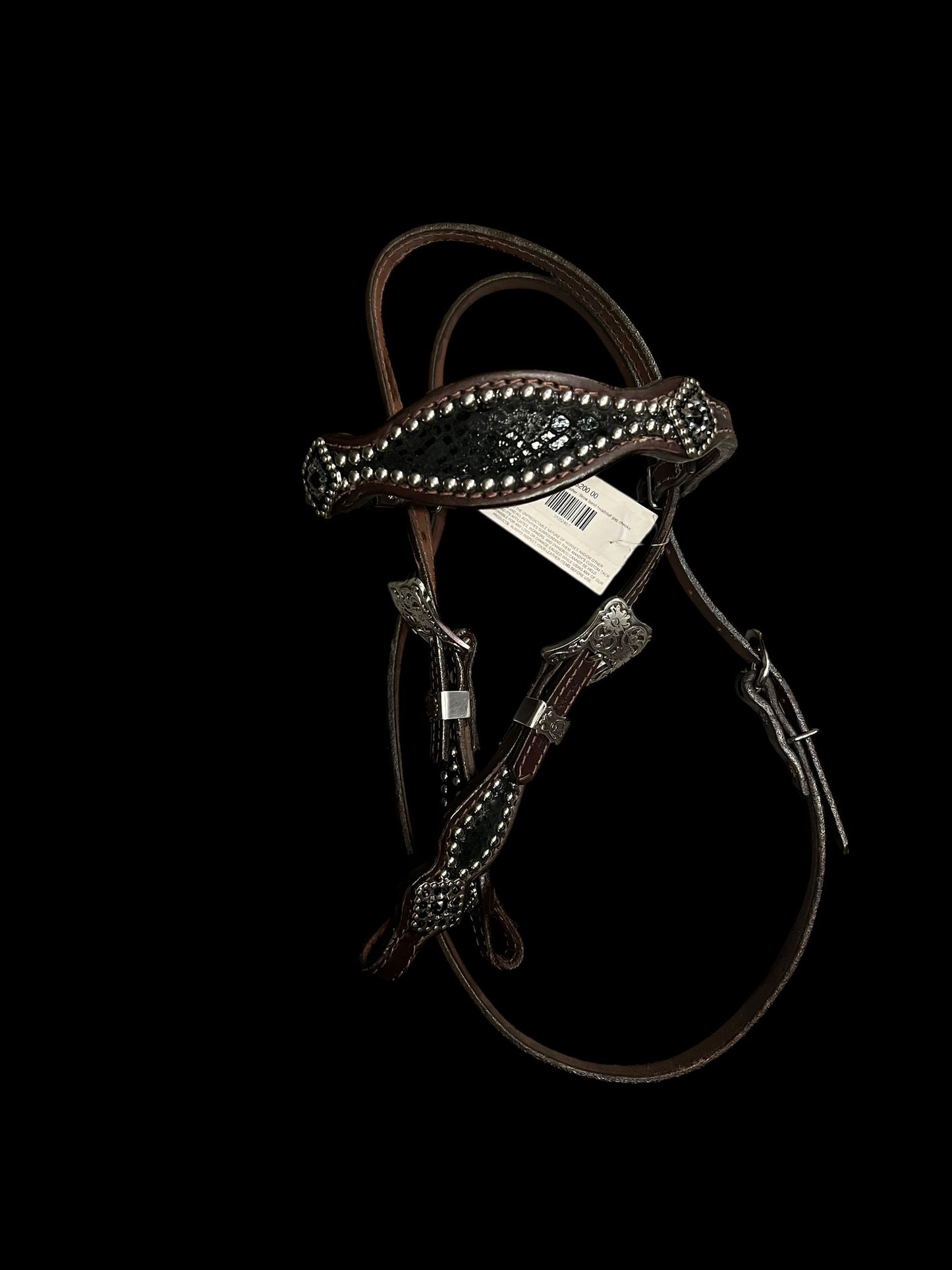Black mystic on dark leather