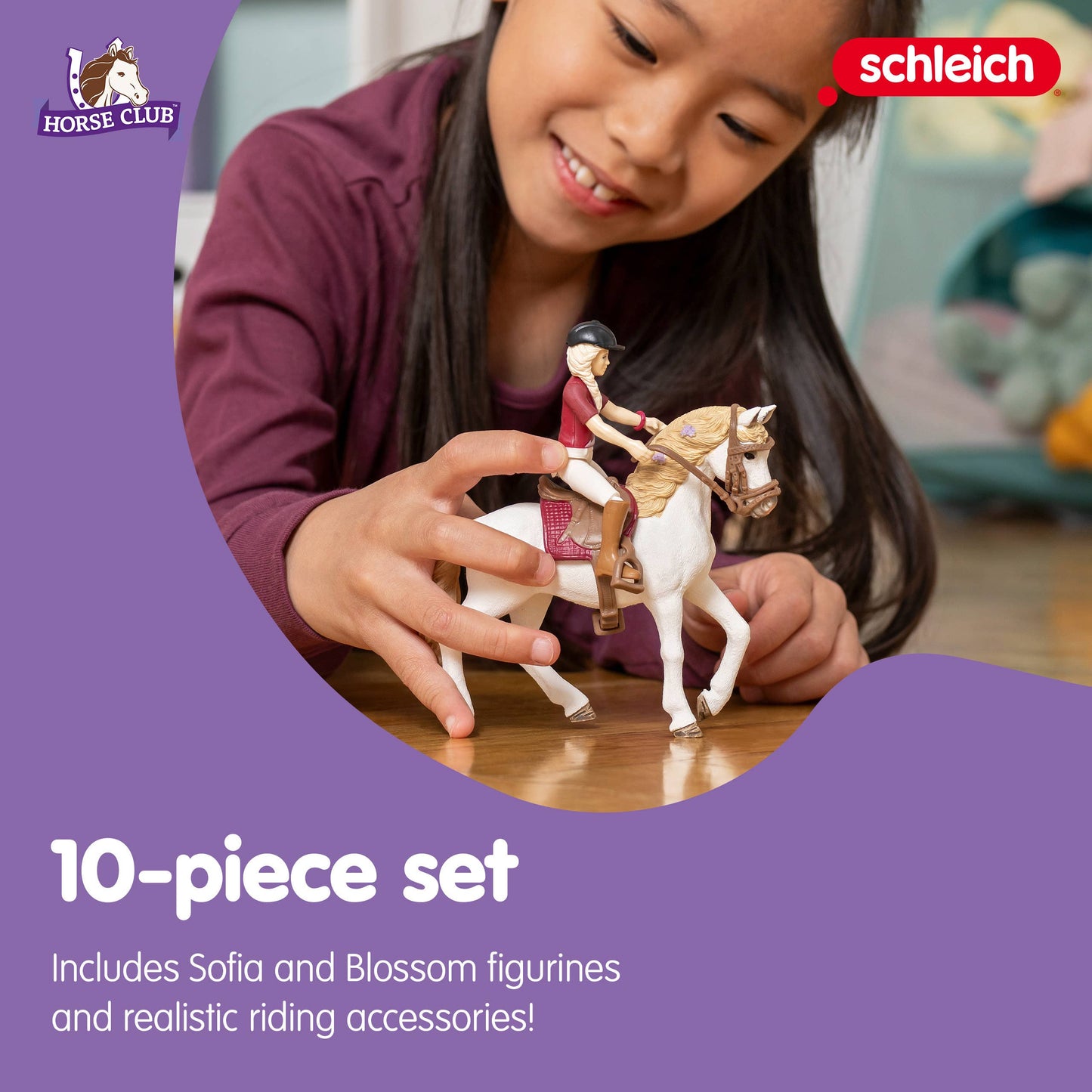 Horse Club Sofia & Blossom Kids Figurine Toy Set
