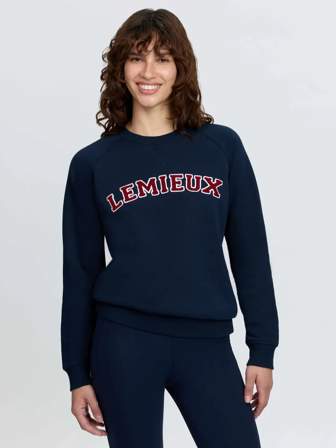 New! Fall 2026 Lemieux Vida Varsity Crew Neck Sweatshirt