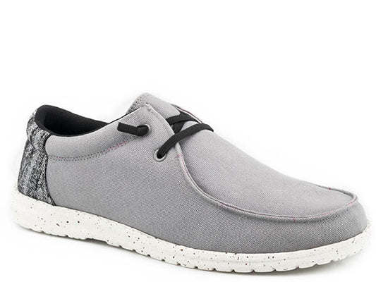 Men's "Hang Loose" Roper® driving Mocs Grey