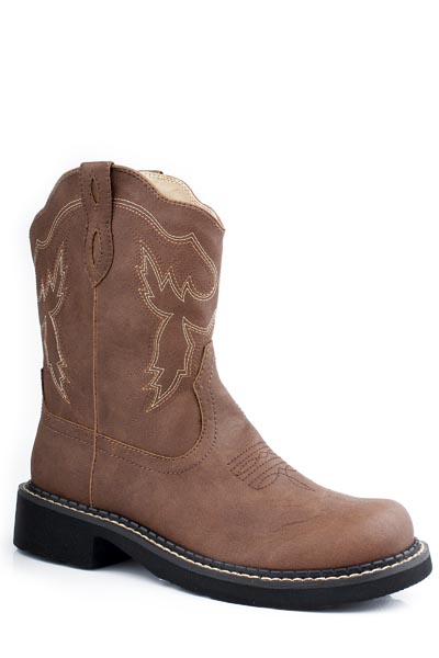 Women's Chunk Rider faux leather boot