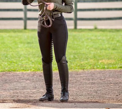 TUFFRIDER 4S KNEE PATCH BREECHES BLACK