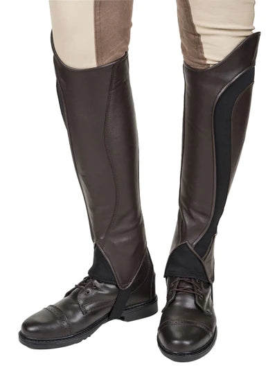 TUFFRIDER LADIES DERBY LEATHER HALF CHAPS