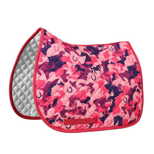 EQUINE COUTURE CAMO SADDLE PAD