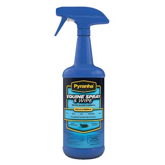 Pyranha Equine Spray & Wipe Blue