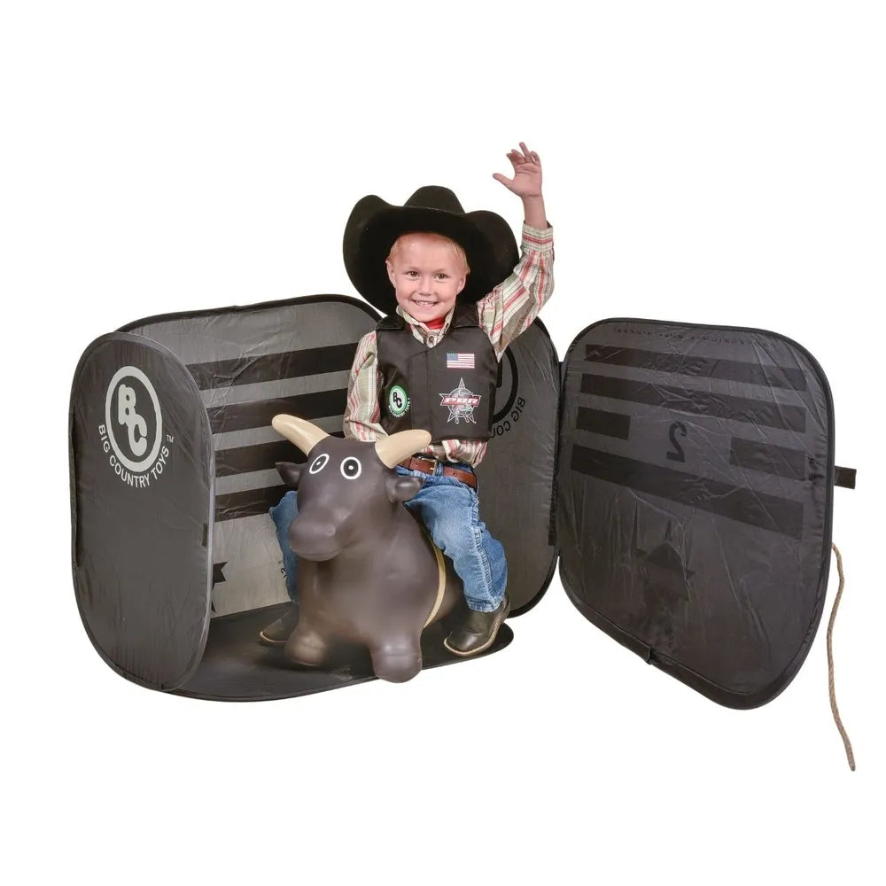 Lil Bucker Bull & PBR Chute Set Children's Toy