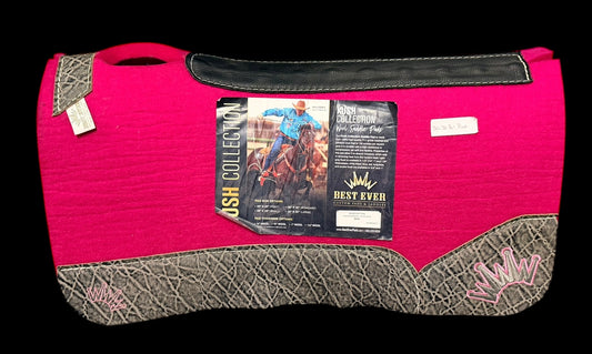 30X30"  3/4" Pink Kush Graphite Elephant Crown Emb Best Ever Pad