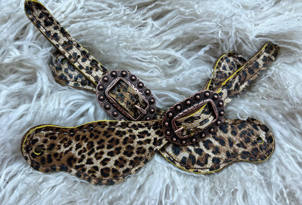 Cheetah on medium leather