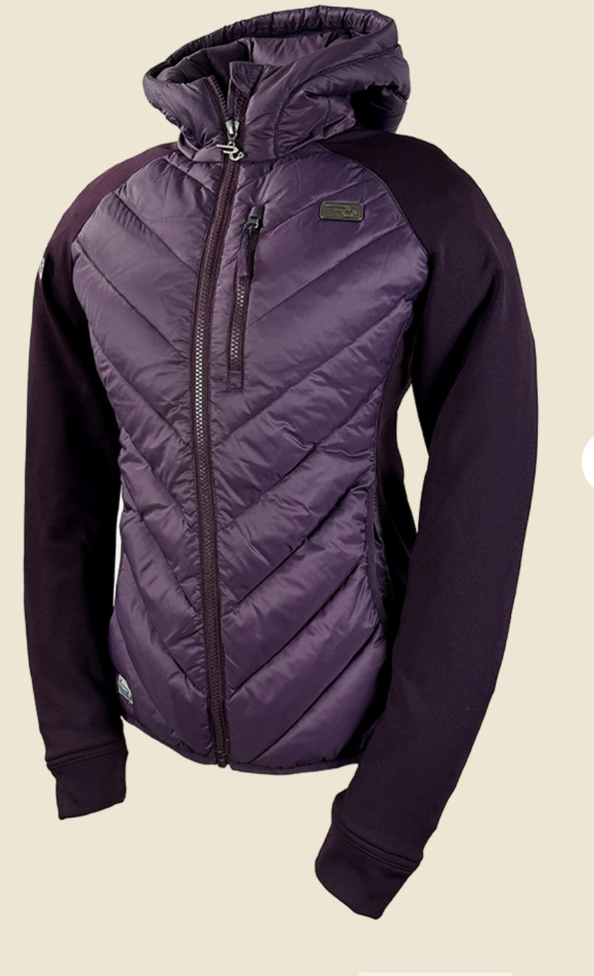 Ranch Girls Hooded Hybrid ProShield Jacke ´OLIVIA` Black Berry