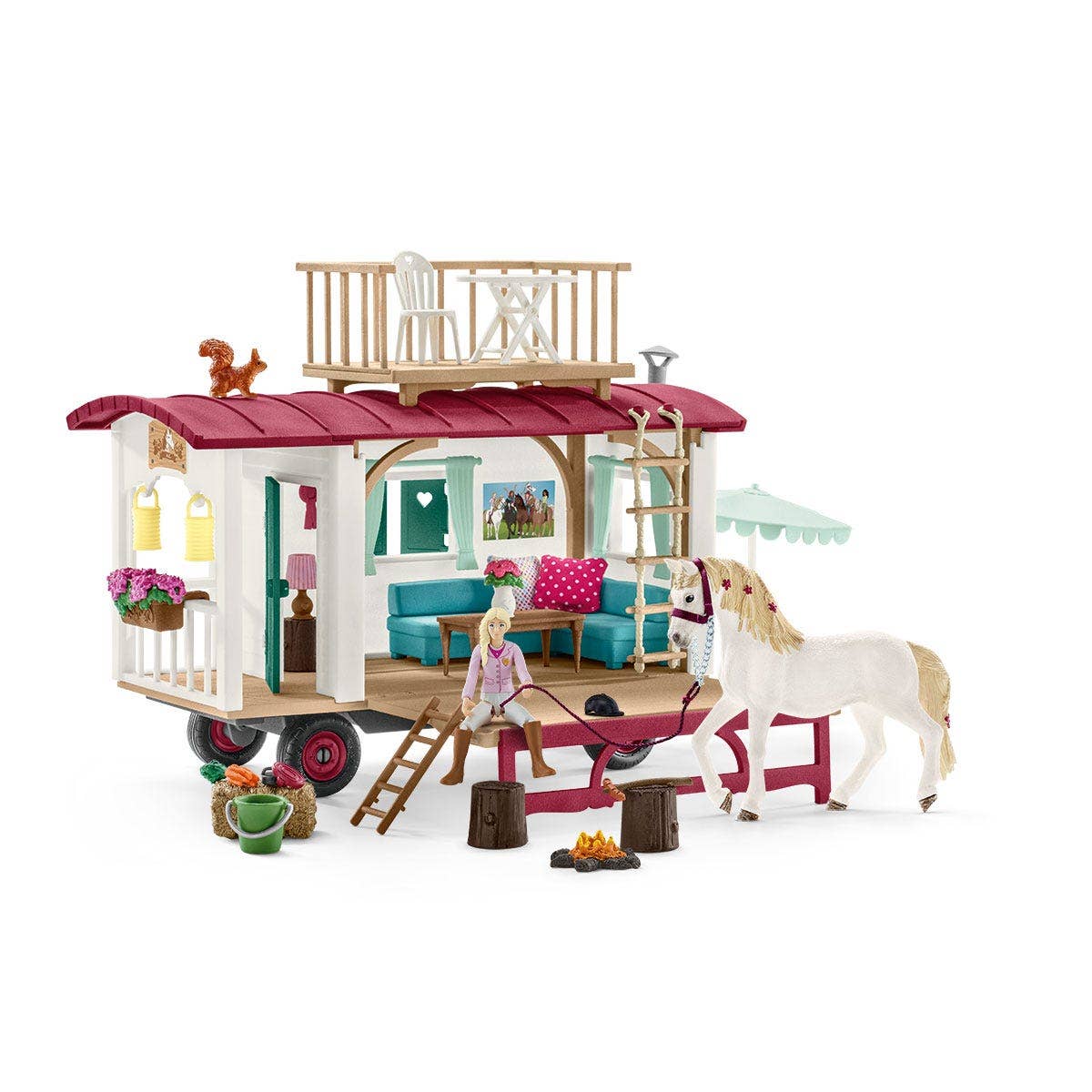 Caravan  Horse Toy Playset
