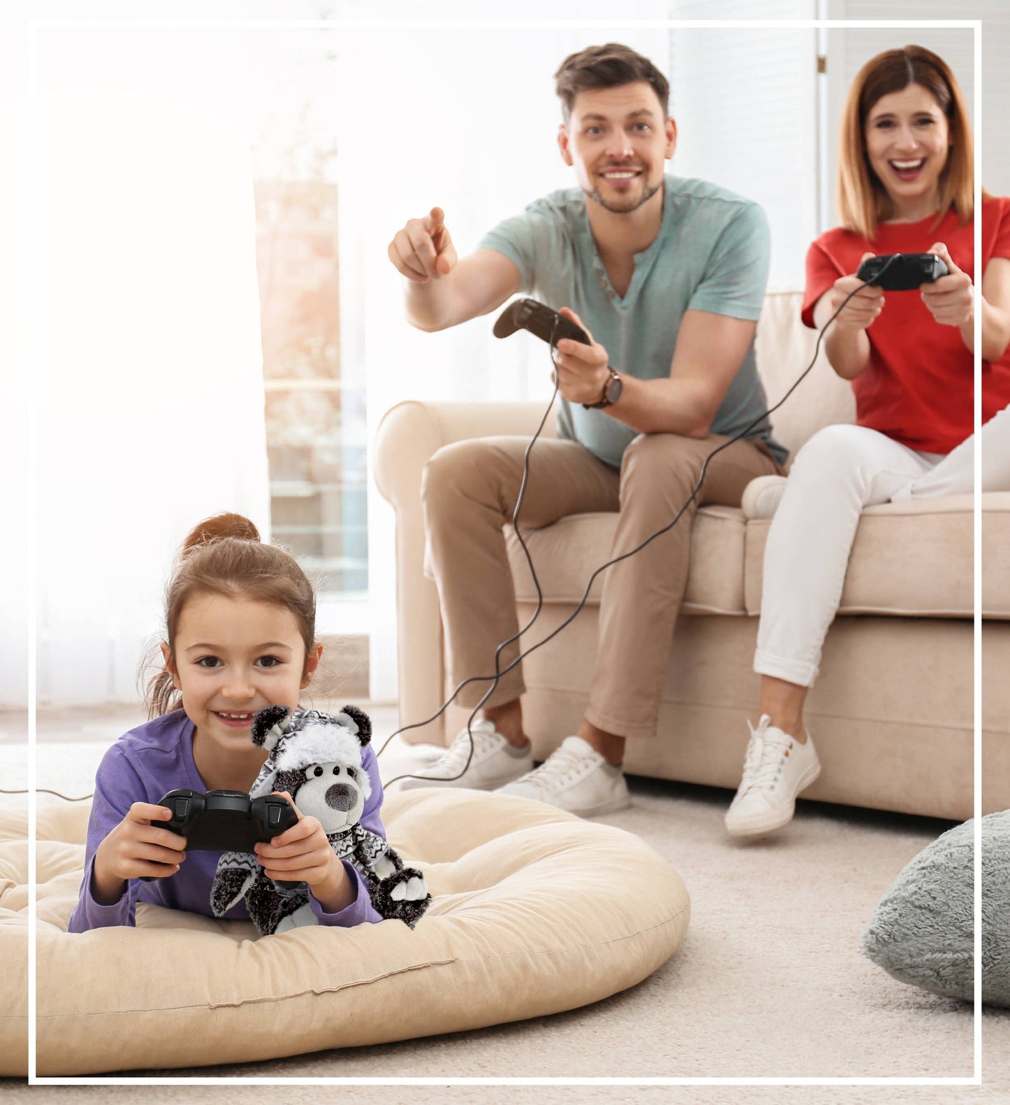 Super Soft Plush With Clothes  - Black Bear