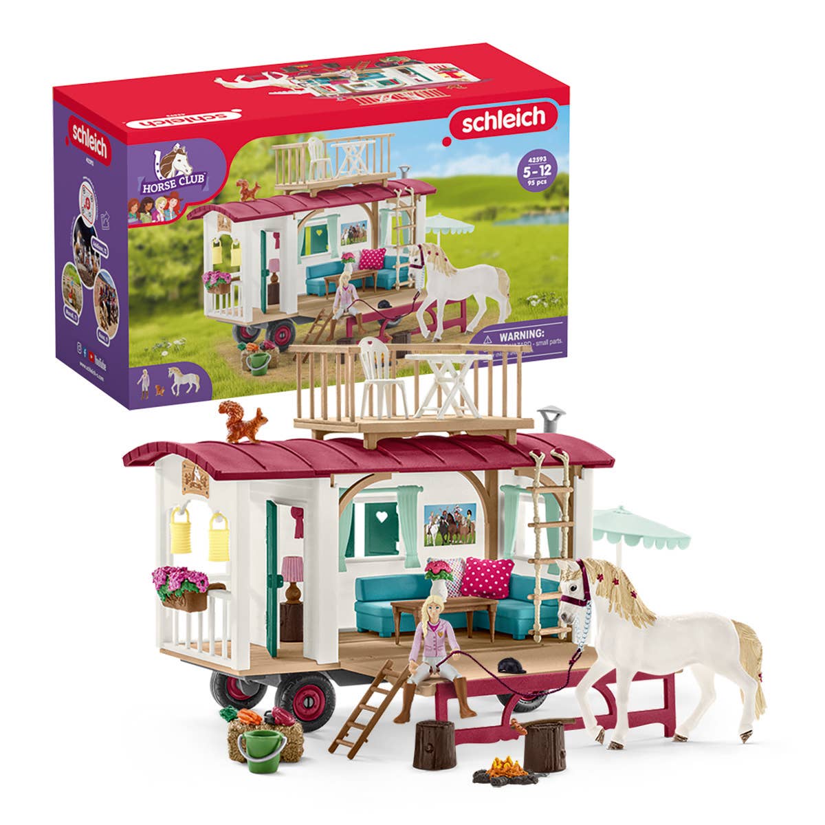 Caravan  Horse Toy Playset