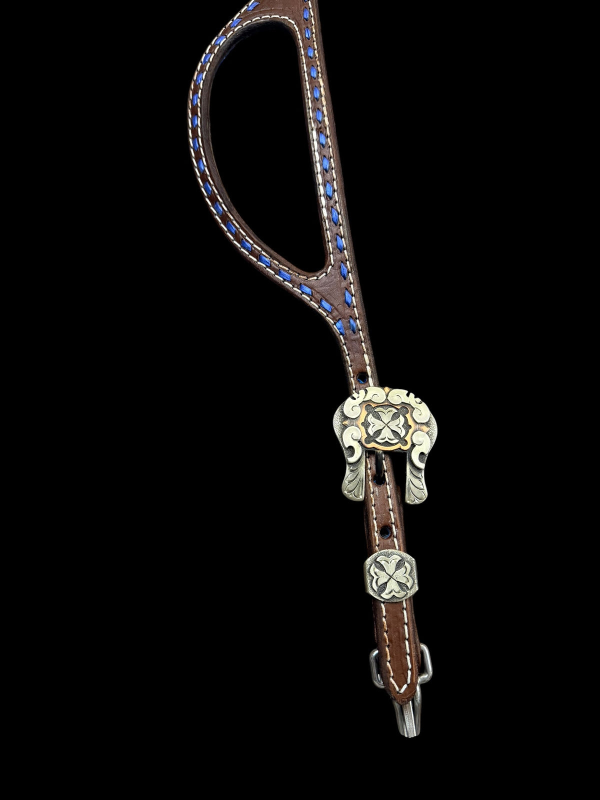 Quick change one ear buckstitched headstall