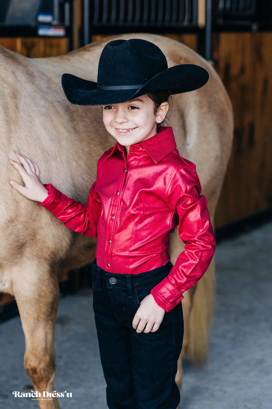 Ranch Dressin *YOUTH* REBEL PERFORMANCE SHOW SHIRT