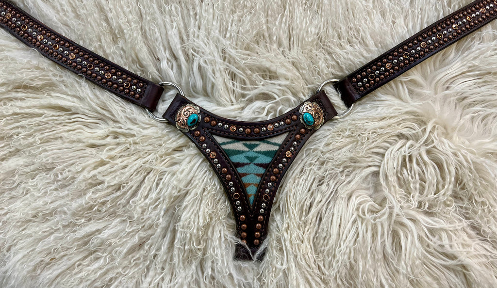 Hipster Breast collar and headstall