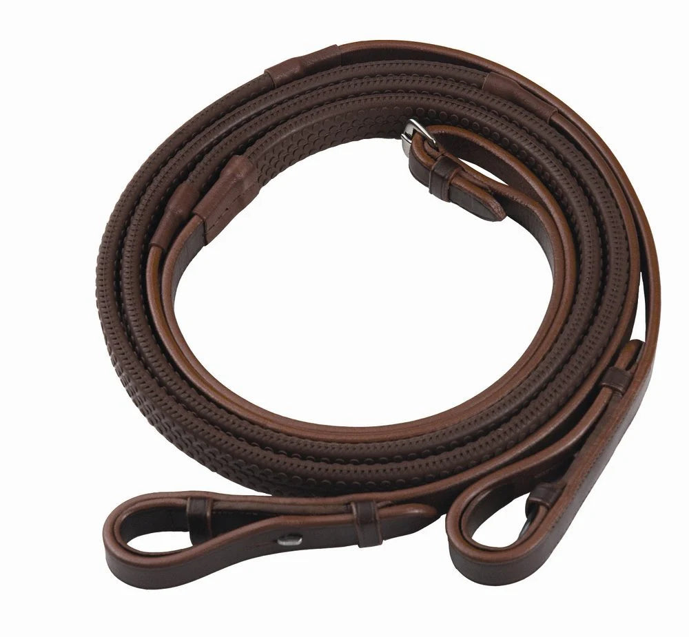 Advantage Rubber Reins Australian Nut