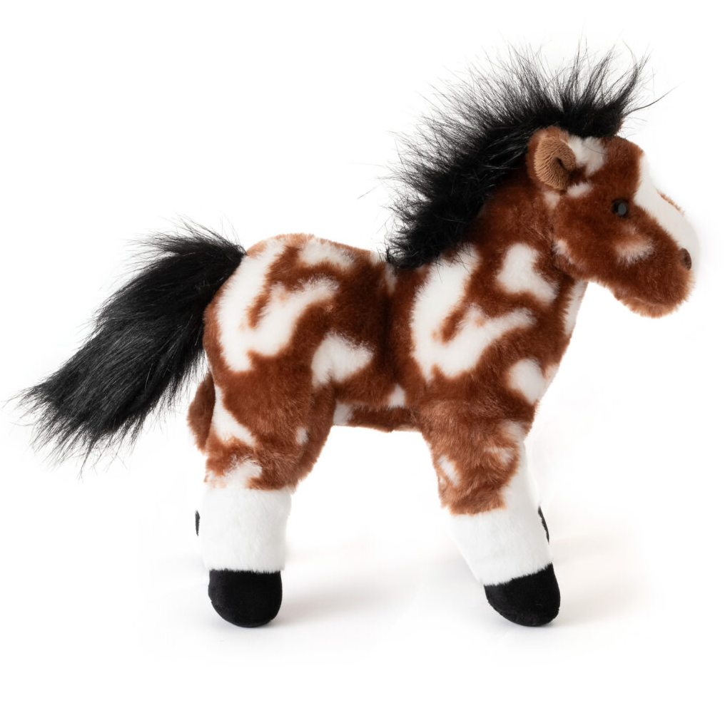 12" (30cm) Standing Horse Painted / Pinto Farm/Barnyard Animal