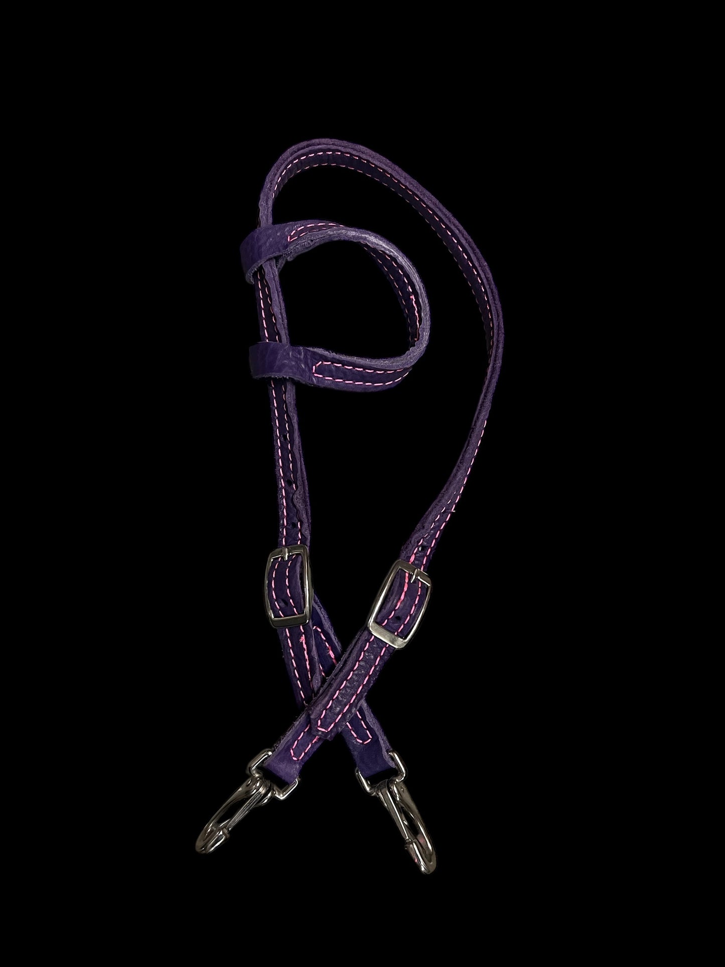 Super Soft leather quick change headstall
