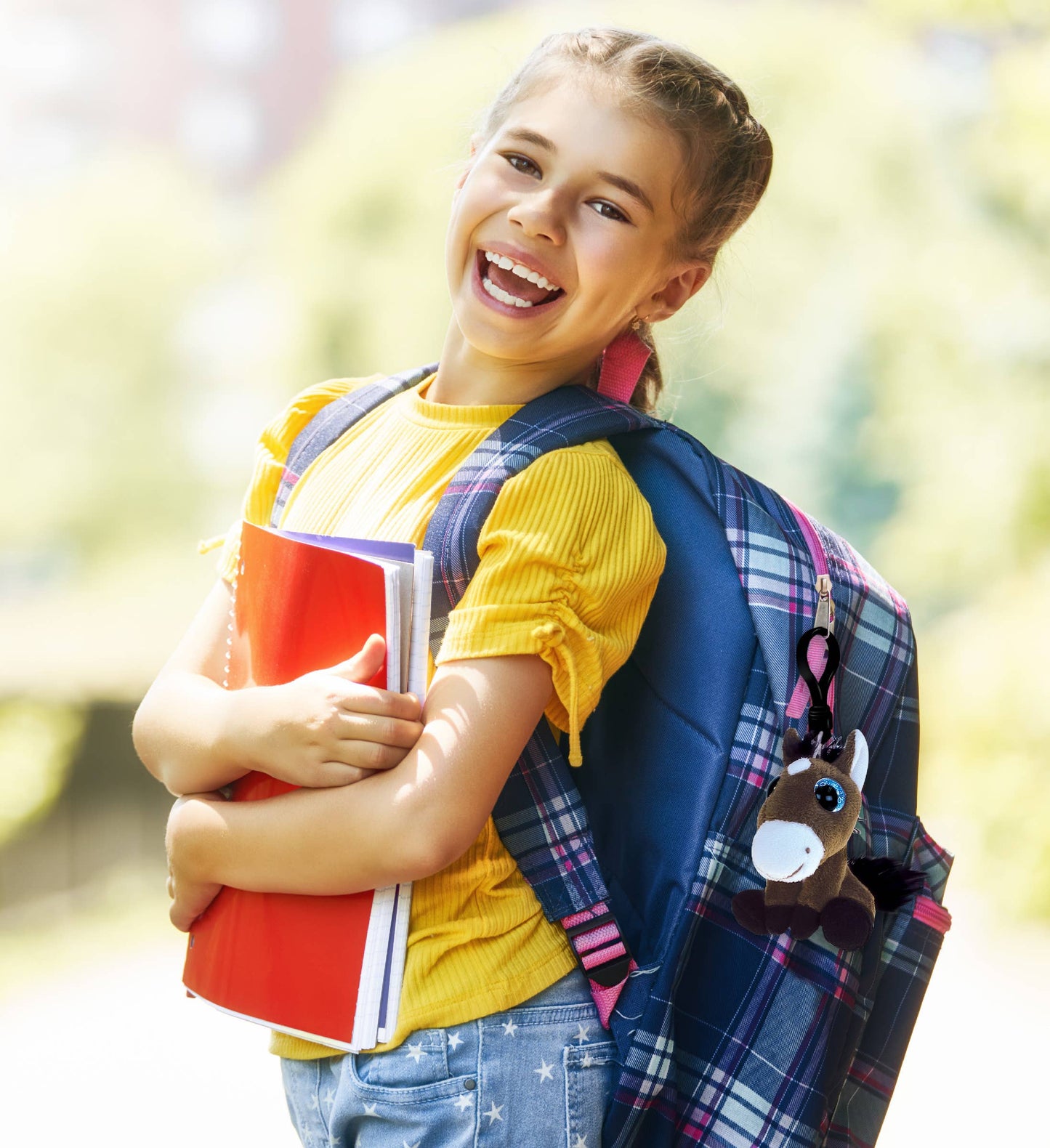 Big Eye Keychain - Horse