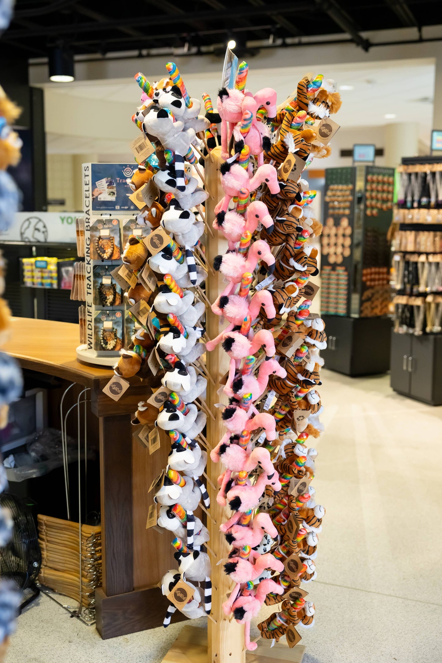 8" Lollyplush Longhorn Cow w/ 14" Rainbow Lollipop