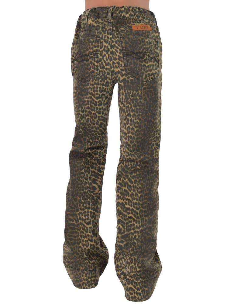 Girls Leopard Trousers