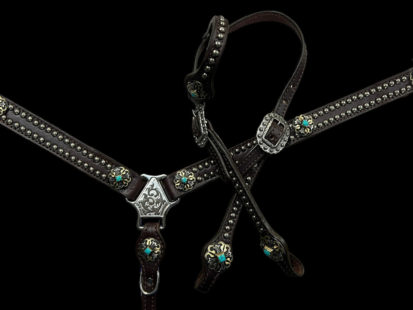 Simple tack set (spots and conchos)