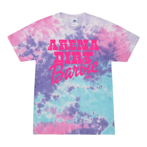 ARENA DIRT BARBIE - COTTON CANDY TEE (ADULT)  RANCH DRESSIN
