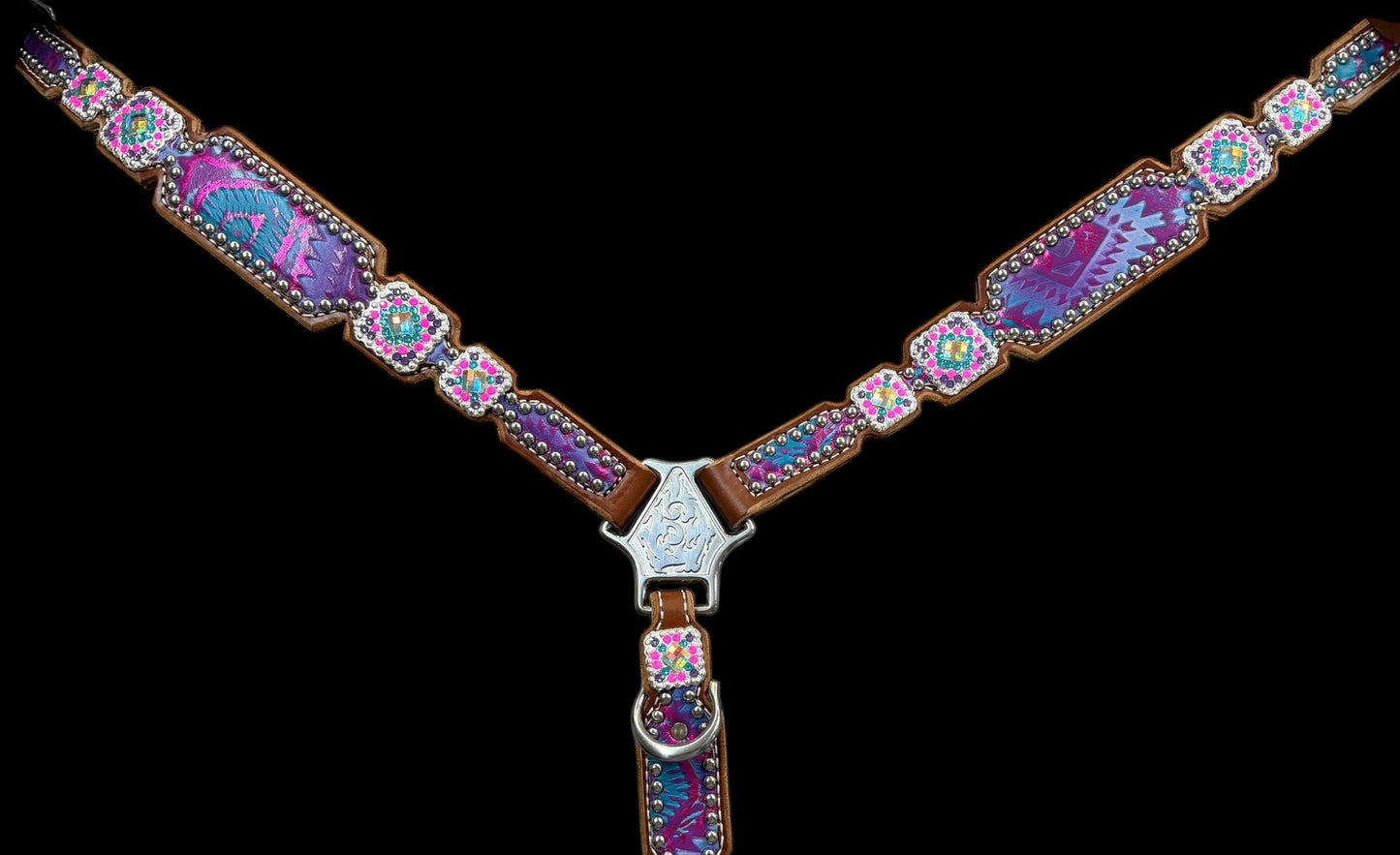 Rio Aztec on medium leather