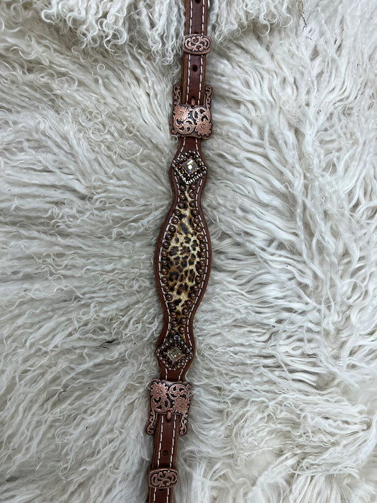 Cheetah on medium leather