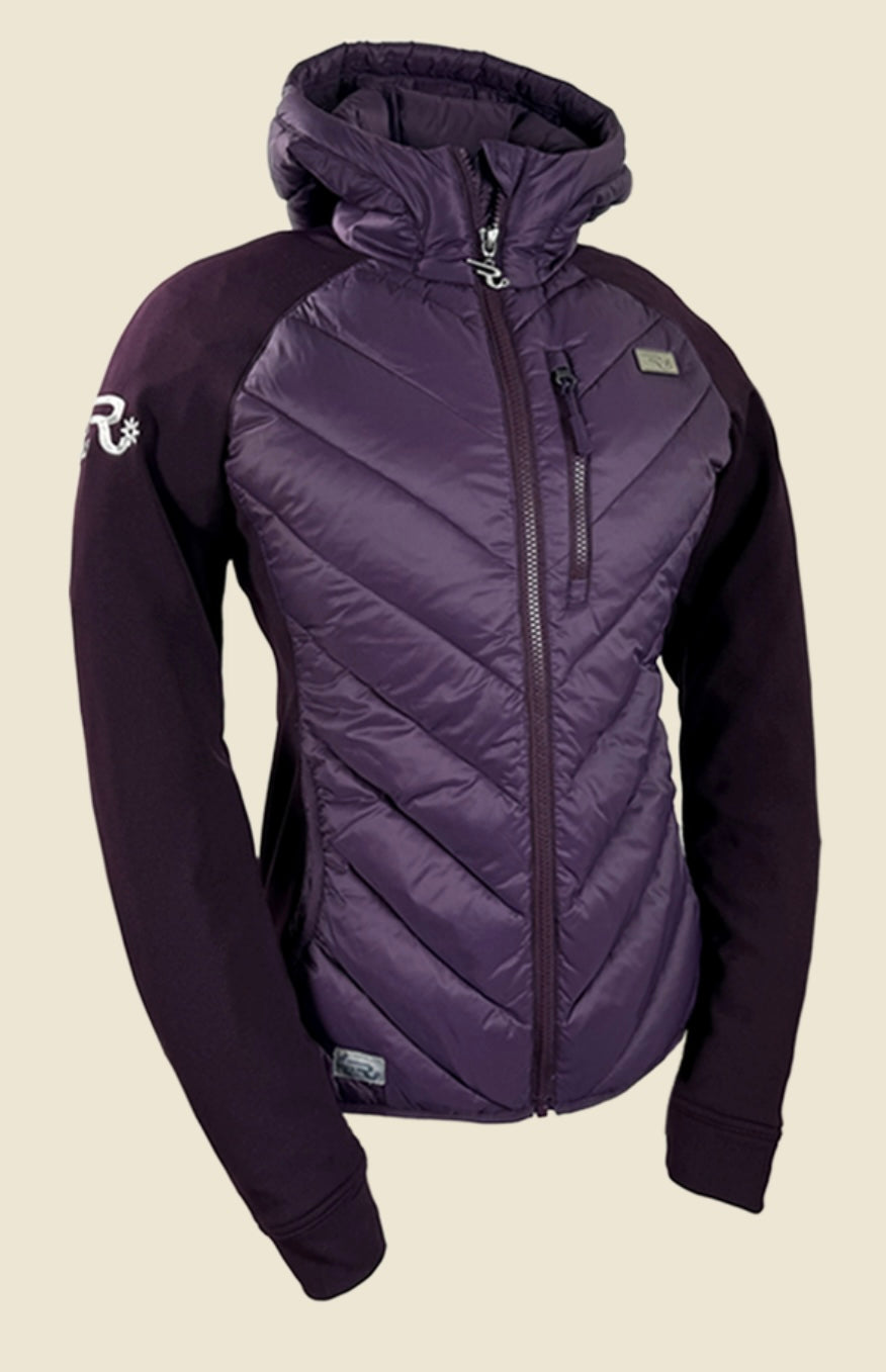 Ranch Girls Hooded Hybrid ProShield Jacke ´OLIVIA` Black Berry