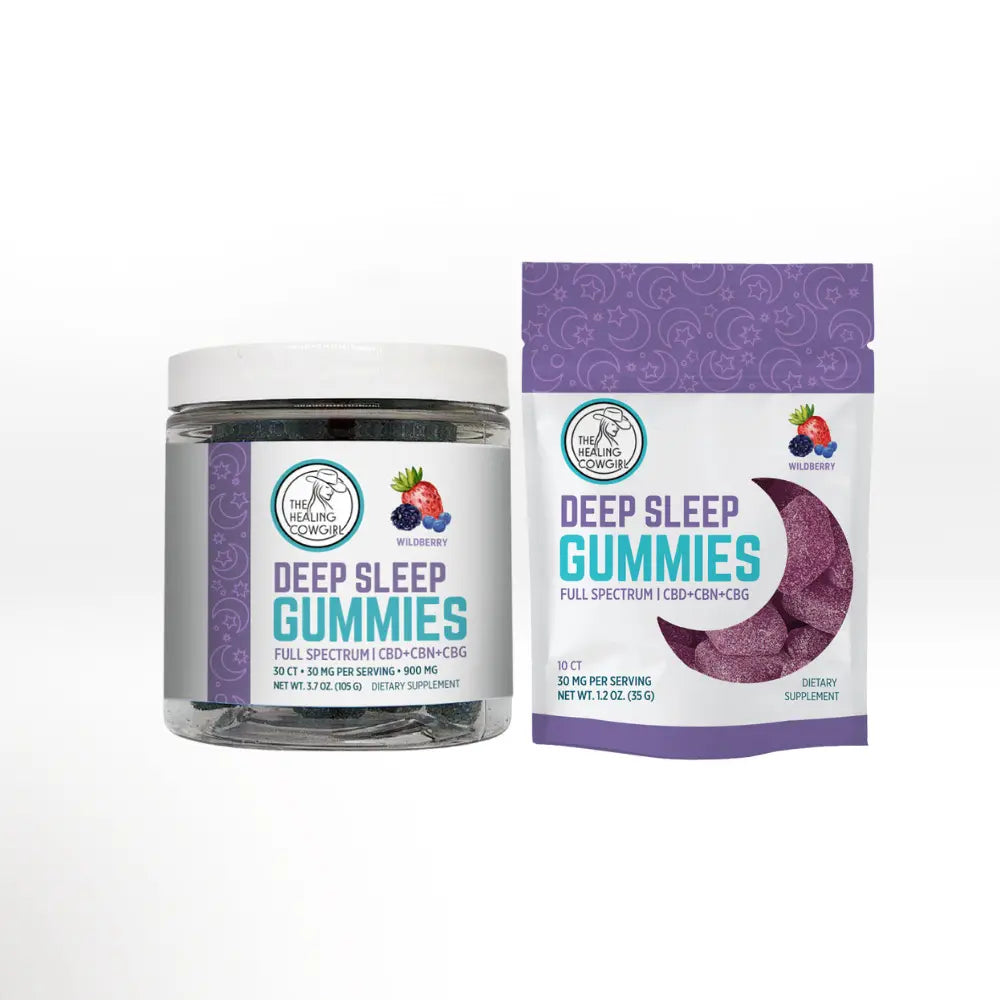 Deep Sleep Gummies – Full Spectrum (Wildberry) 10count