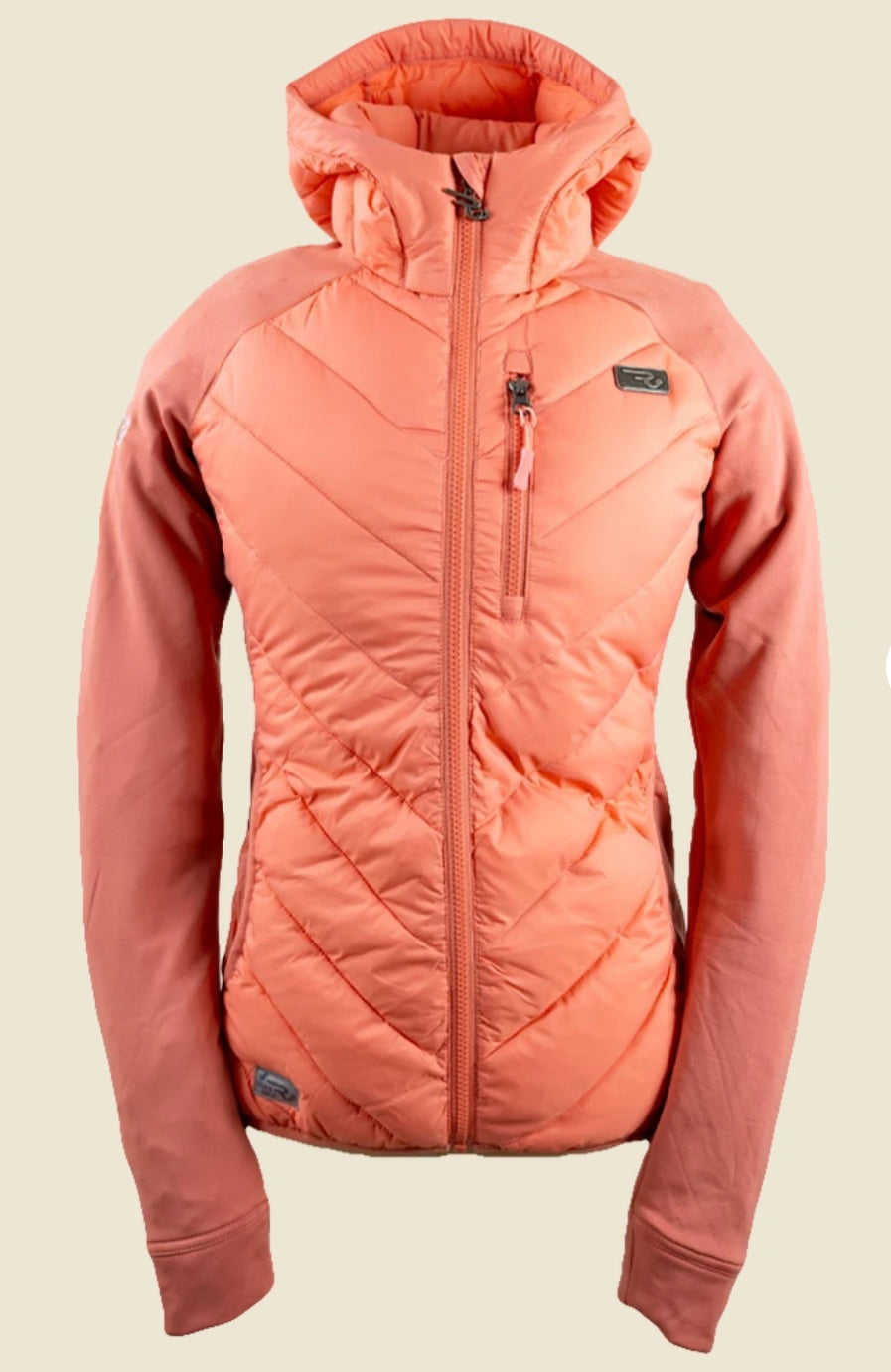 Ranch Girls Hooded Hybrid ProShield Jacke ´OLIVIA` apricot