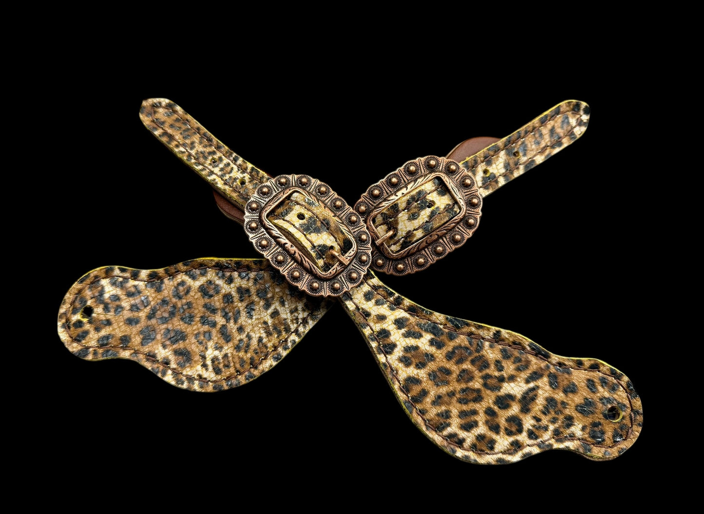 Cheetah on medium leather