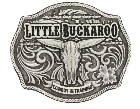 Classic Impressions Lil Buckaroo Skull Kids Attitude Buckle