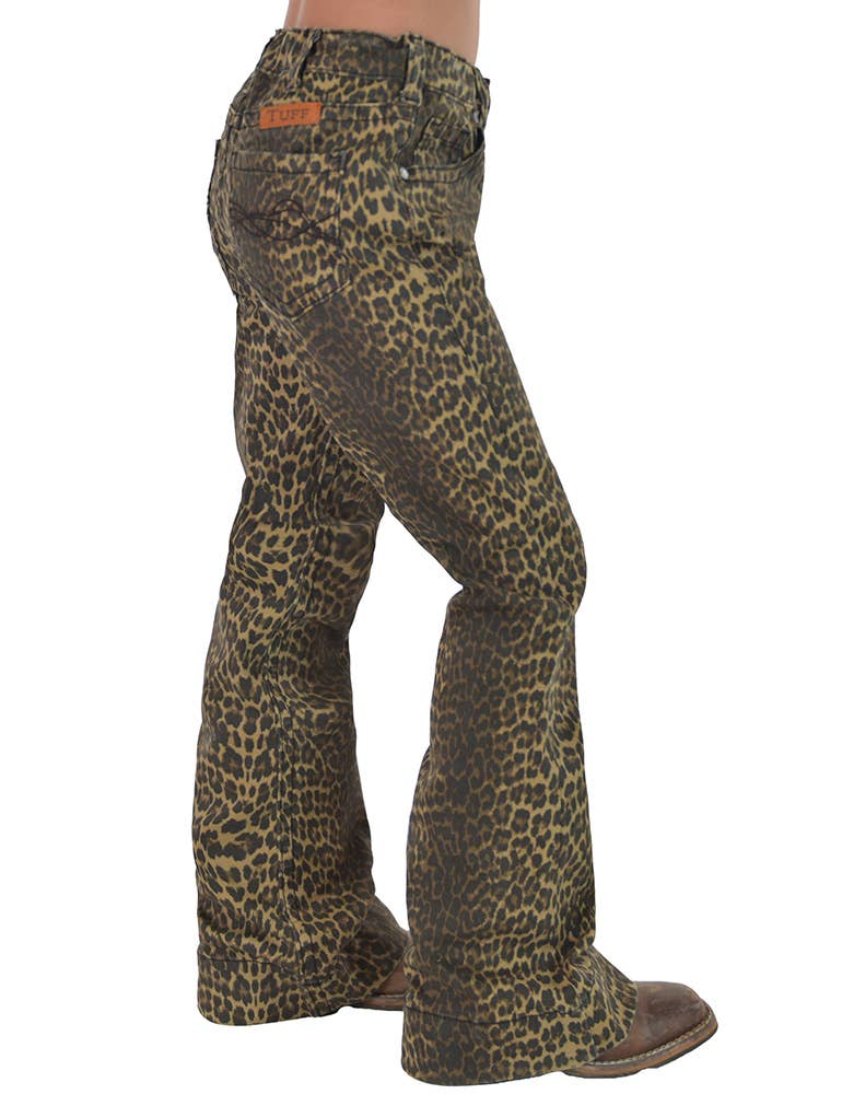 Girls Leopard Trousers