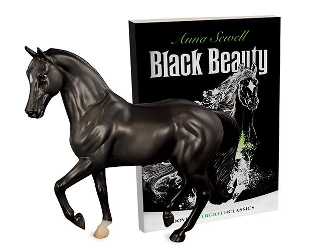 6178  Black Beauty Horse & Book Set