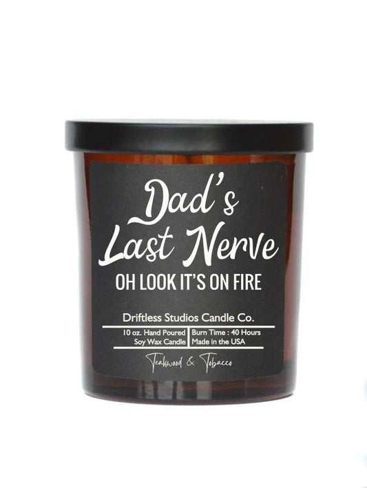 Dads Last Nerve - Fathers Day Gifts Candles - Soy Wax Candle: Endless Summer