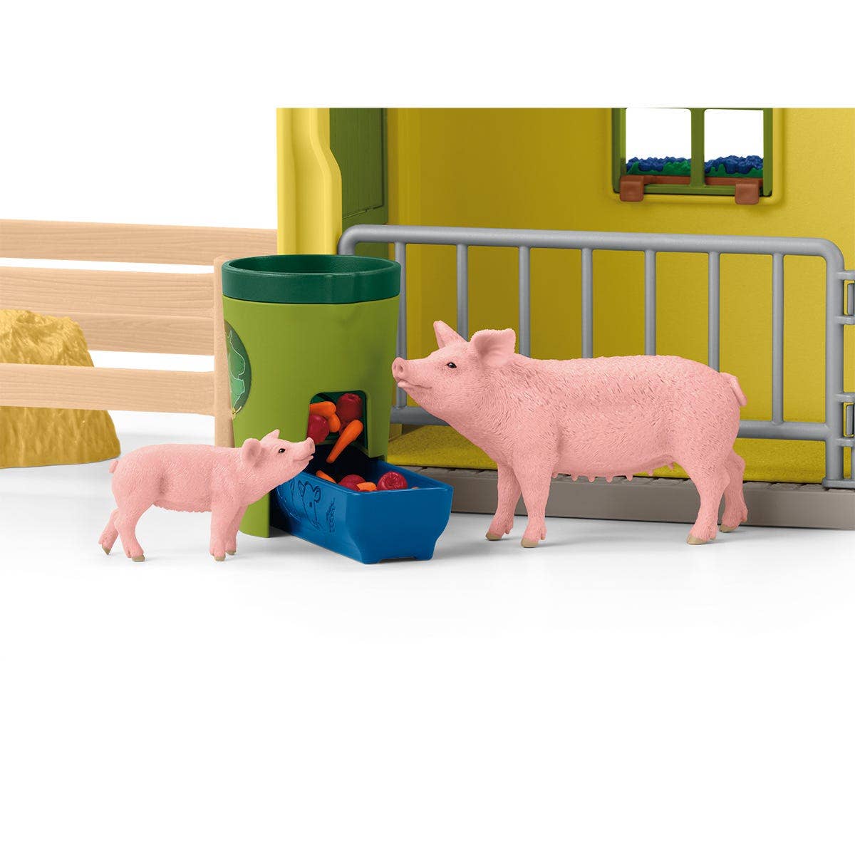 Large Farm (Yellow)  Farm Figurine Toys Play Set