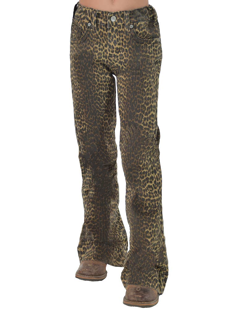 Girls Leopard Trousers