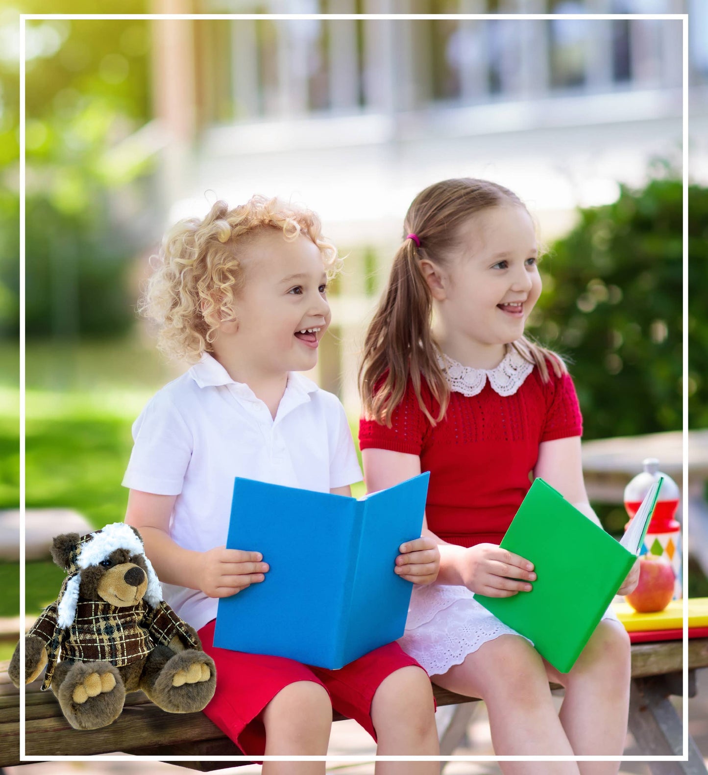 Super Soft Plush With Clothes  - Brown Bear